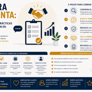 Cierra la venta: estrategias prácticas que funcionan en la vida real