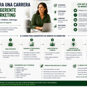 Explora una carrera como gerente de marketing
