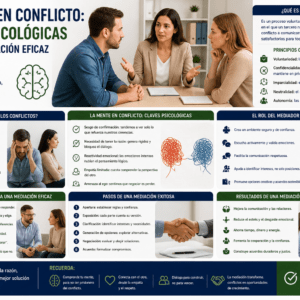 La mente en conflicto: claves psicológicas para una mediación eficaz.