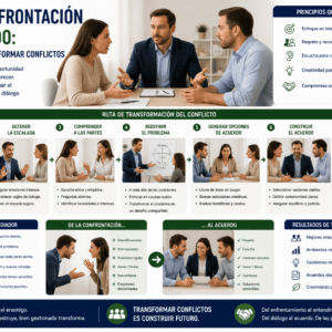 De la confrontación al acuerdo: técnicas para transformar conflictos