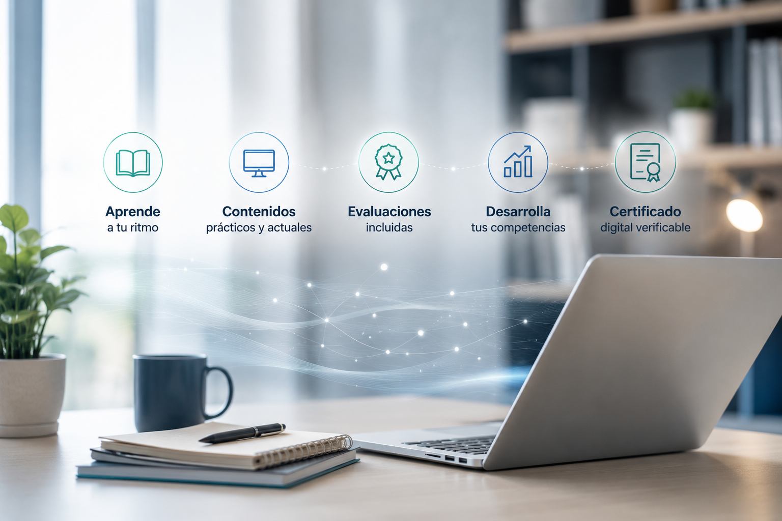 Aprendizaje flexible con certificado digital