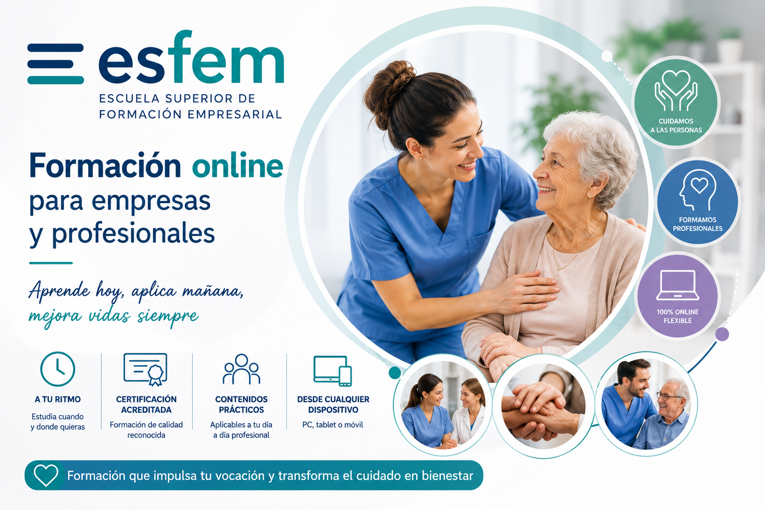 ESFEM formación online en cuidados y salud