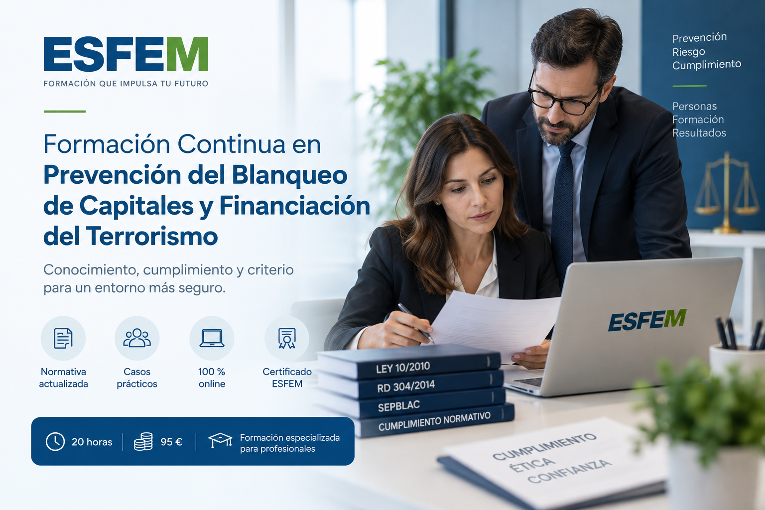 Formación Continua en Prevención del Blanqueo de Capitales y Financiación del Terrorismo