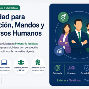 Igualdad para Dirección, Mandos y Recursos Humanos